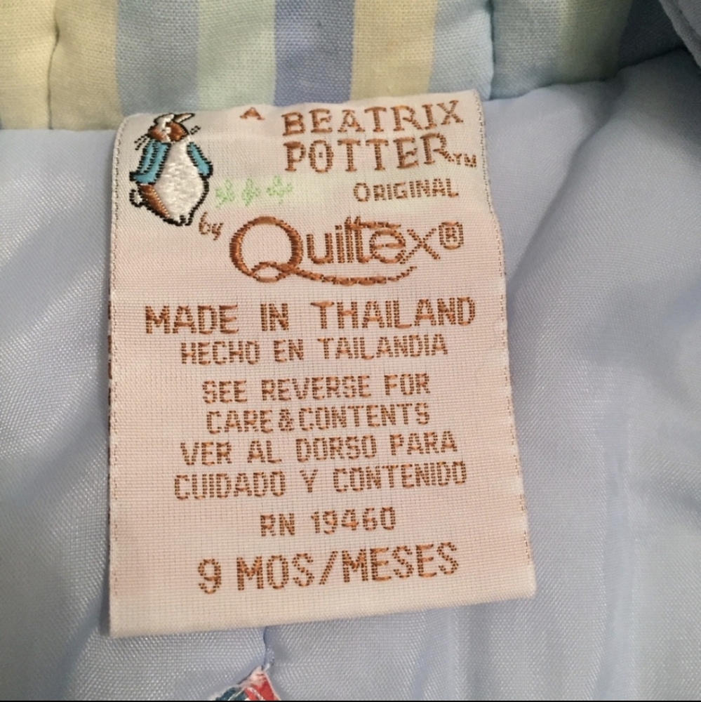 PETER RABBIT 9 Month Snowsuit - Picture 4 of 4